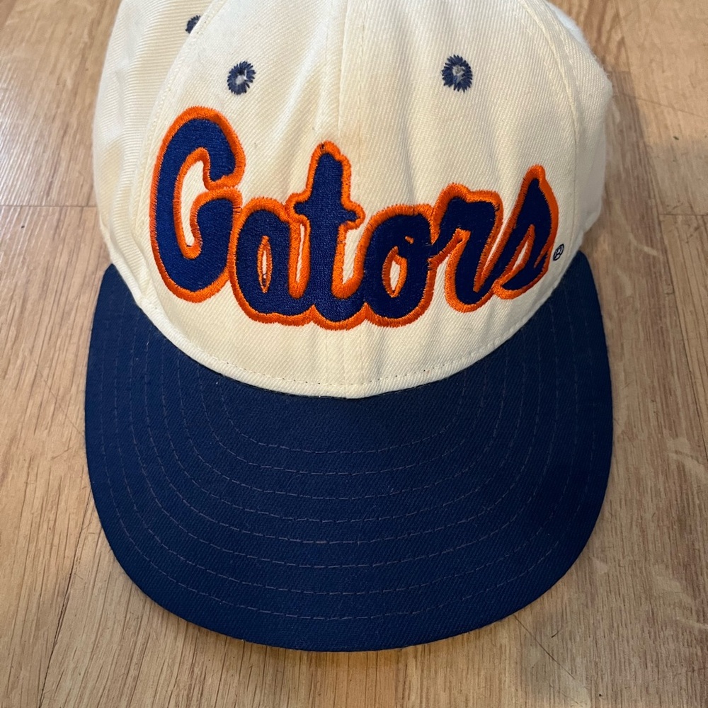 Gators White and Navy Cap